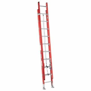 Louisville Ladder FE7220 20' D-Rung 2 Section Extladder Fiberglass