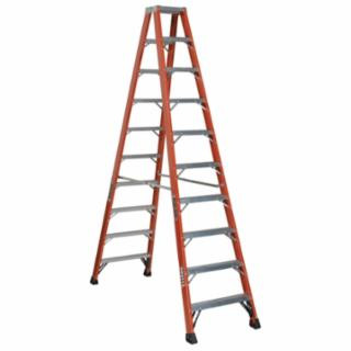 Louisville Ladder FM1410HD Brute 375 Fiberflass 10'Twin Stepladder