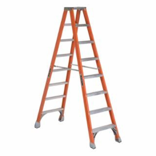 Louisville Ladder FM1508 8' Fiberglass Twin Stepladder Type 1A
