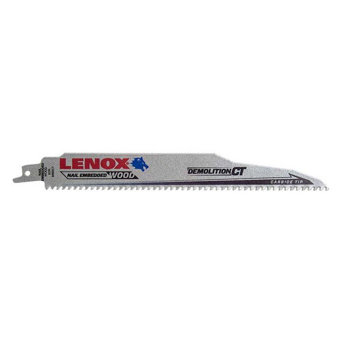 Lenox 1832143 9" 6Tpi Demolition Ct Reciprocating Saw Blade