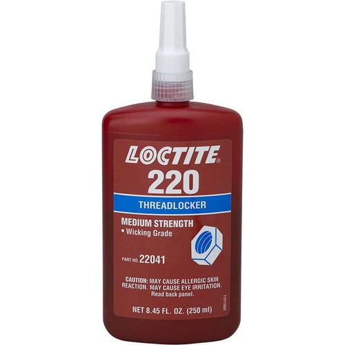 Loctite 231424 250Ml Threadlocker 220 Medium Strength/Wicking (1 BTL)