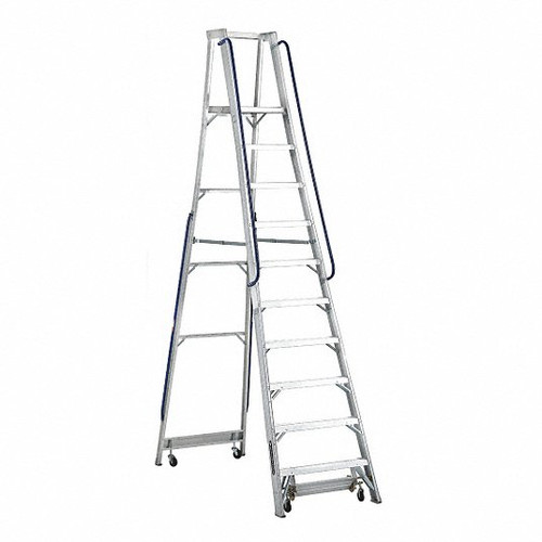 Louisville Ladder AP5010 10' Mobile Aluminum Material Handling Ladder