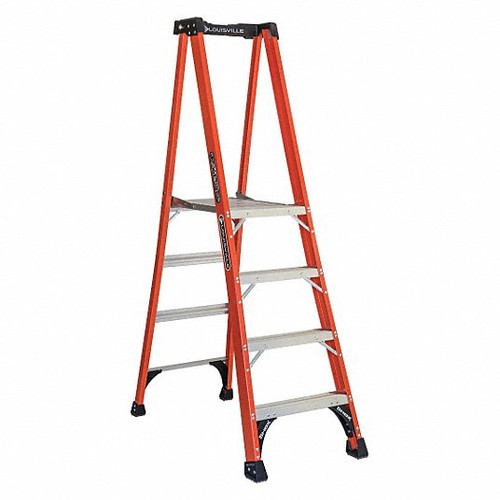 Louisville Ladder FXP1804HD Type 1Aa Fiberglass Proplatform Ladder 4'