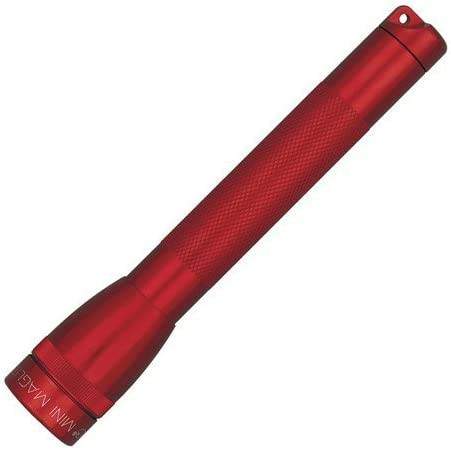 Mag-Lite M2A036 Red  mm l Aa Flashlight W/Batteries
