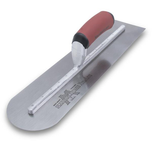 Marshalltown 13517 20 X 5 Finishing Trowel-Round Front-Durasoft Hdl