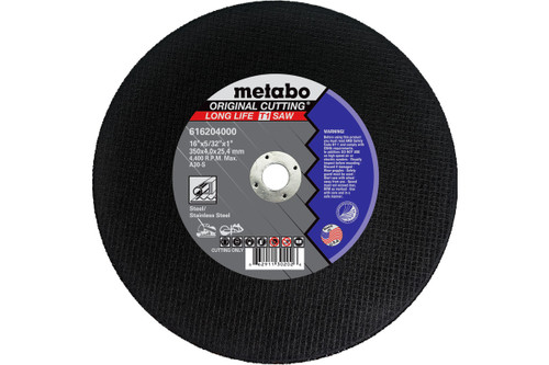 Metabo 616366000 Blade Chop Saw 20 X 3/16X 1
