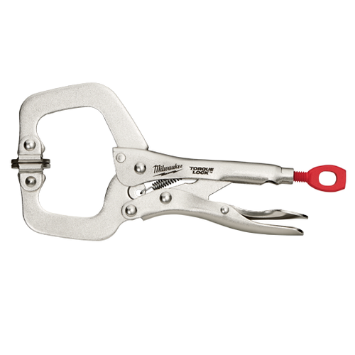 Milwaukee 48-22-3522 6 Inch TORQUE LOCK Locking C-Clamp With Swivel Jaws