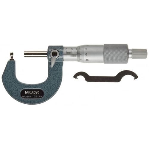 Mitutoyo 115-308 0-25 mm  Micrometer Spherical Anvil & Spi
