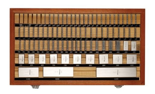 Mitutoyo 516-301-26 81 Pc Set In Rect Cera Asme 00