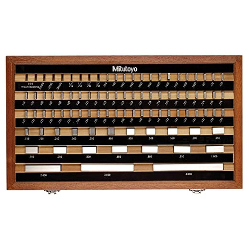 Mitutoyo 516-902-26 Be-81-0A/A Rectangular Gage Block Set Grade 0