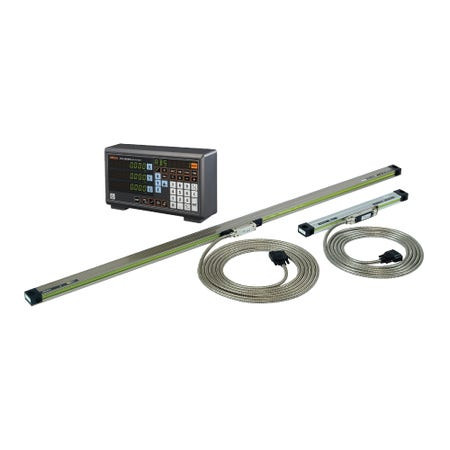 Mitutoyo 64PKA051A Lathe Pkg Abs/ Glass Lin Scales 72" X 12" W/Dro