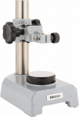 Mitutoyo 7002-10 Dial Gage Stand 3/8" Dia Stem Hole W/Flat Anvil
