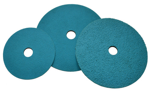 Alfa Tools FDZ61975 7" x 7/8, 60 Grit Zirconia Resin Fibre Disc, 25 Pack