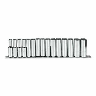 Proto J54207 15-Pc. 1/2Drive Deep Metri (1 SET)