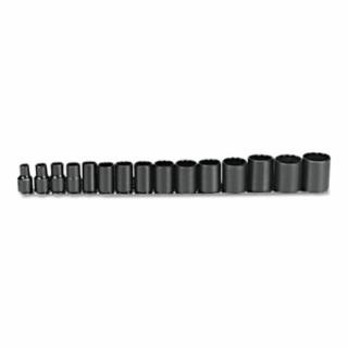 Proto J54302 Set Skt 1/2 Drive 15 Pc Bla (1 SET)