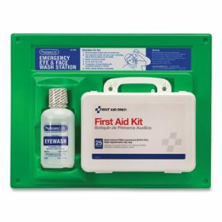 First Aid Only 24-500 Contractor First Aid &Eyewash Station (1 KT)