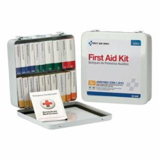 First Aid Only 90600 24 Unit First Aid Kit Ansi A+  Metal Case (6 EA)