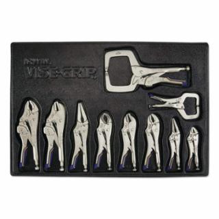 Irwin IRHT82596 Lcking Pliers 10Pc Fastrelease Tray Set (1 ST)