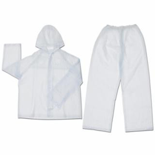 Mcr Safety O722XL Squall- .20 mm - Single Ply- Pvc- Suit 2 Pc- Clear