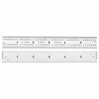 L.S. Starrett 51343 C304Sre-6 6" Rule Semi F