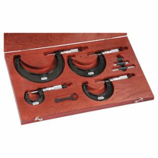 L.S. Starrett 68041 Precision Outside Micrometer Set 0-4