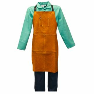 Stanco GB236B 24" X 36" Gold Band Leather Bib Apron
