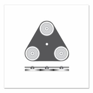 Checkers FS3009LD Wrng Whip Magnetic Mountbase For Non-Light 7' L