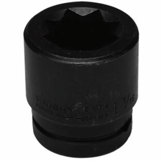 Wright Tool 8816A 2" Double Square 8 Point Impact Socket 1" Drive