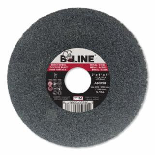 B-LINE ABRASIVES 7 X 1 X 1 B-LINE T1 BENCH WHEEL  A60R9B  MED