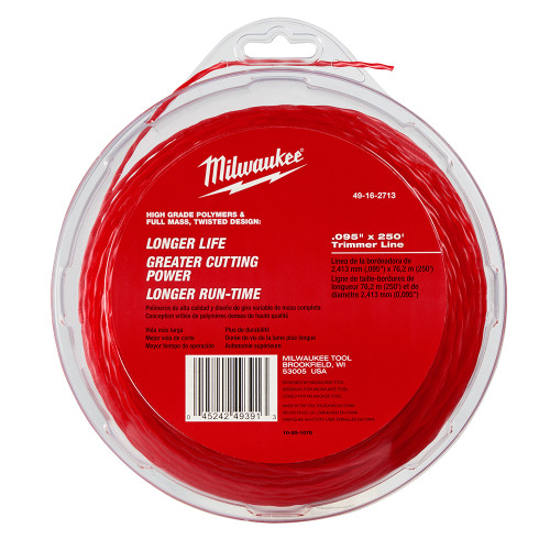 Milwaukee 49-16-2713 .095 in. x 250 Ft. Trimmer Line