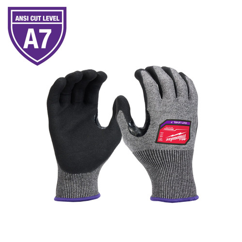 Milwaukee 48-73-7012 Cut Level 7 High-Dexterity Nitrile Dipped Gloves - L