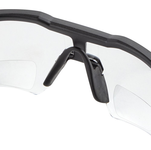 Milwaukee 48-73-2206 Safety Glasses - +2.50 Magnified Clear Anti-Scratch Lenses