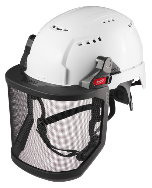 Milwaukee 48-73-1431 BOLT Full Face Shield - Metal Mesh (Compatible with Safety Helmet [No Brim])