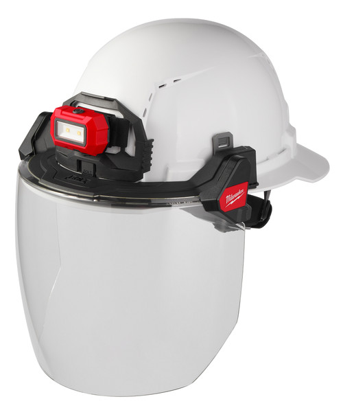 Milwaukee 48-73-1420 BOLT Full Face Shield - Clear Dual Coat Lens (Compatible with Safety Helmets & Hard Hats)