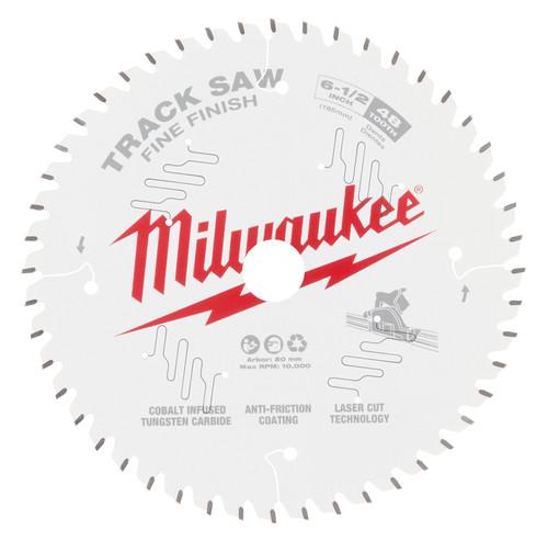 Milwaukee 48-40-0627 6-1/2" 48T Fine Finish Track Saw Blade