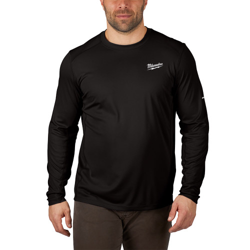 Milwaukee 415B-S WORKSKIN Lightweight Performance Shirt - Long Sleeve - Black S