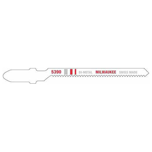 Milwaukee 48-42-5390 3" 12TPI T-Shank Multi-Material Bi-Metal Jig Saw Blades 5PK