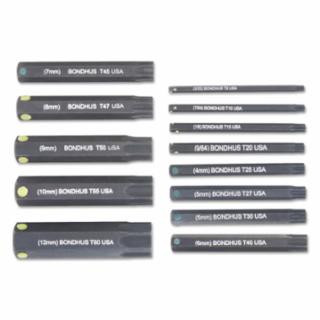 Bondhus 32037 13Pc Star Prohold Socketbit Set 2"