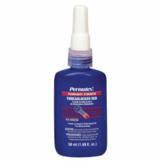 Permatex 26250 Permanent Strength Threadlocker Red 50 Ml Tube (1 TB)