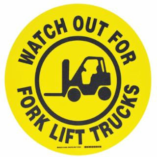 Brady 104487 Floor Safety Sign B-534 17In Diameter
