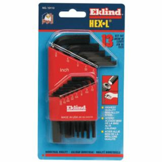 Eklind Tool 10113 13Pc. Inch Size Hex-L Key Set Short (1 ST)