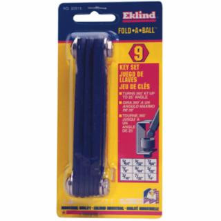 Eklind Tool 20919 4.3(Medium) 9-Pc.Fold-A-Ball Fold-Up Key (1 SET)