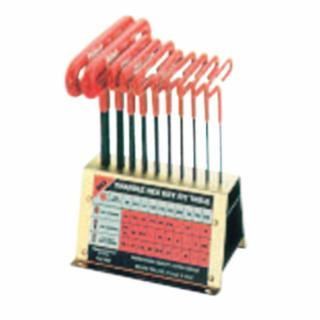 Eklind Tool 50190 9" 10 Key T-Hdl Allen Set W/Stand Cus (1 SET)