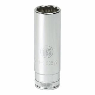 Gearwrench 80398 3/8" Drive 6 Point Deep Metric Socket 16 mm