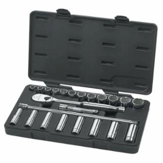 Gearwrench 80707 23Pc 1/2" Drive Sae Skt Set(Std/De (1 ST)