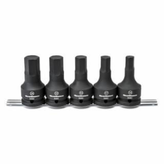 GEARWRENCH SET SKT 3/4" DR HEX BIT 5PC MET