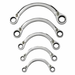Gearwrench 9850 5Pc Metric Half Moon Ratcheting Wr Set