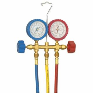 Imperial Tool 496-C 2 Valve Manifold W/Gauges & Charging