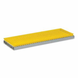 Justrite 29062 Steel Shelf/Poly Tray 2-Drive 15/17/30/40/45-Gal