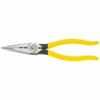 Klein Tools D203-8 Pliers, Needle Nose Side-Cutters, 8-Inch